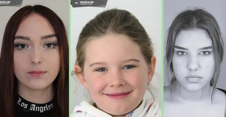 Alexandra, Sabina, Erika - foto Polícia SR