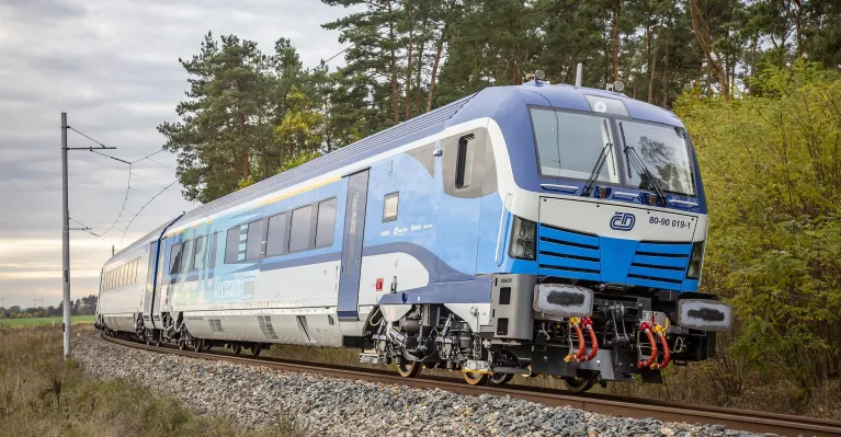 Najrýchlejšie na českých a slovenských tratiach sú v súčasnosti jednotky ComfortJet Českých dráh (zdroj: České dráhy)
