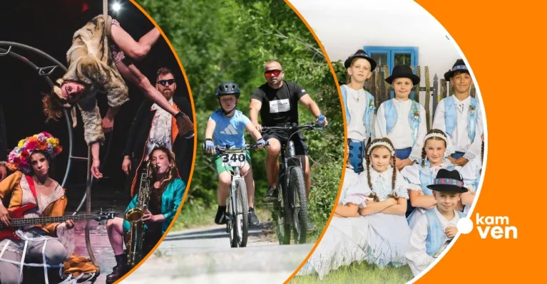 KamVen na víkend: Cirkus v Malackách, detské podujatia, folklór, výstavy aj cyklotipy