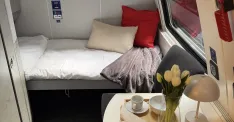 Single apartmán v modernizovanom lôžkovom vozni (zdroj: ZSSK)