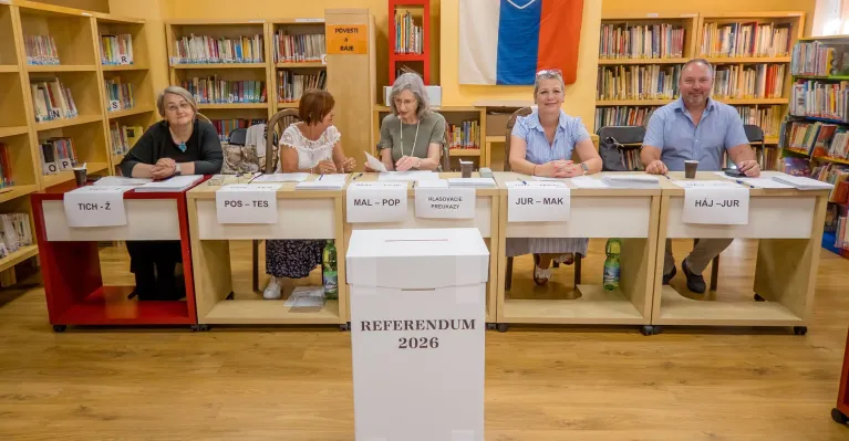 Priebeh referenda v Malackách, foto Mesto Malacky/4.7. 2026