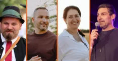 Richard Drška, Matej Hajdin, Zuzana Obernauerová a Pavol Bolebruch, koláž Záhorí.sk