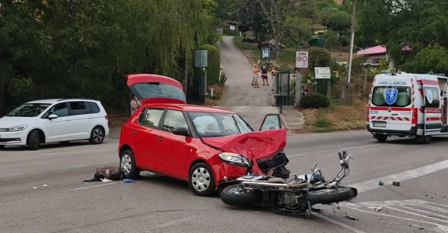 Nehoda Motorka Kunov