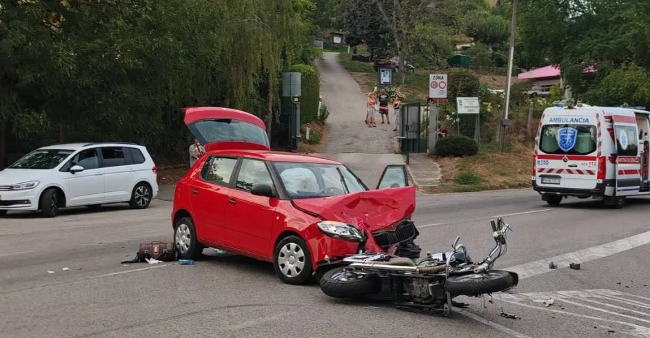 Nehoda Motorka Kunov