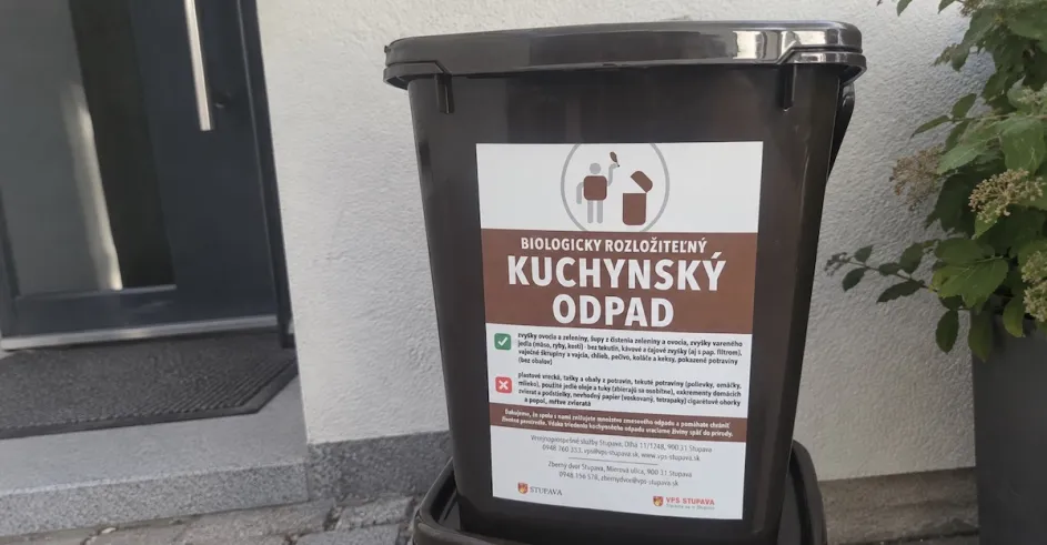 Stupava Vedierko Kuchynsky Odpad
