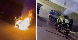 Poziar Auto Malacky
