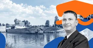 Jan Antonin Bata pri Batovom Kanali
