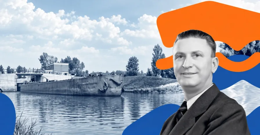 Jan Antonin Bata pri Batovom Kanali