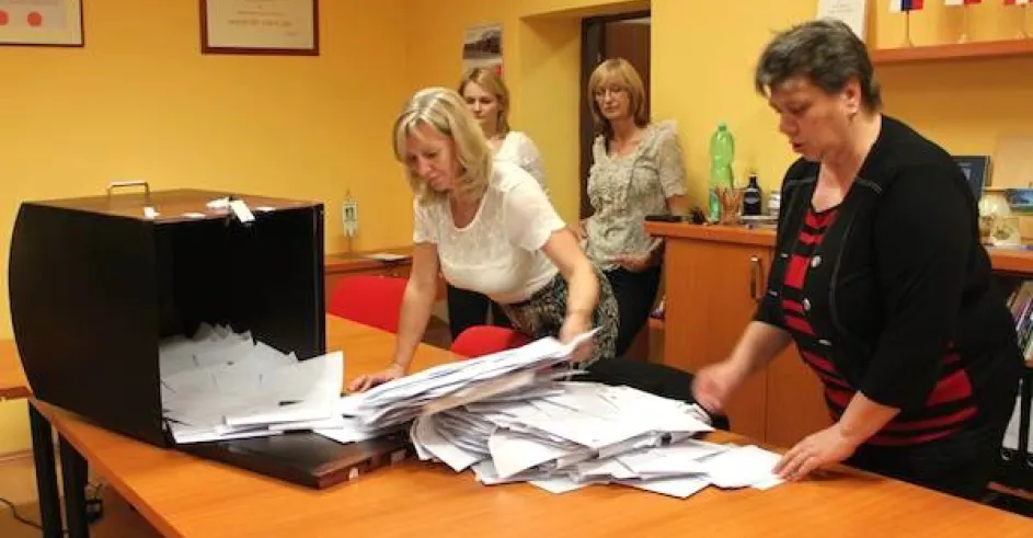 Volby Prezidenta Pocitanie Hlasov Moravsky Svaty Jan