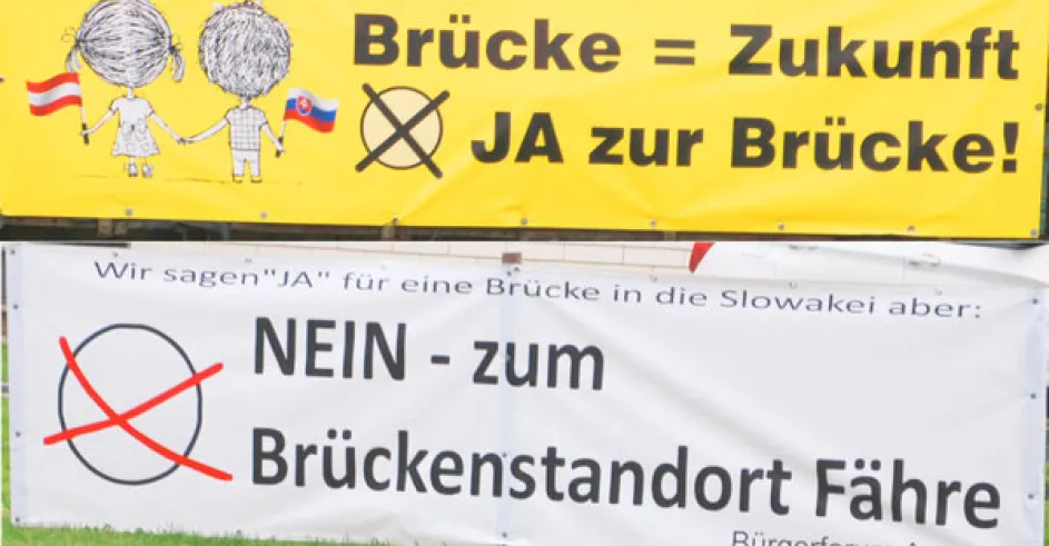 Most Angern Zahorska Ves Referendum