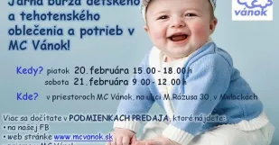 Jarna Burza Deteskeho a Tehotenskeho Oblecenia a Potrieb Mc Vanok