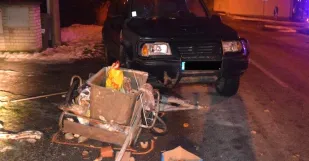 Nehoda Chodec Auto Zrazka Skalica 2