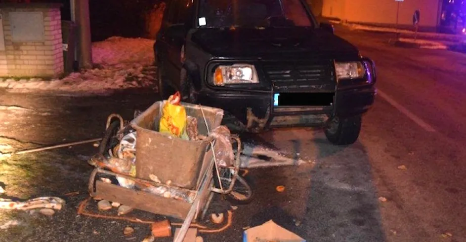 Nehoda Chodec Auto Zrazka Skalica 2