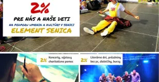 2 Percenta pre Nas a Nase Deti Oz Element Senica