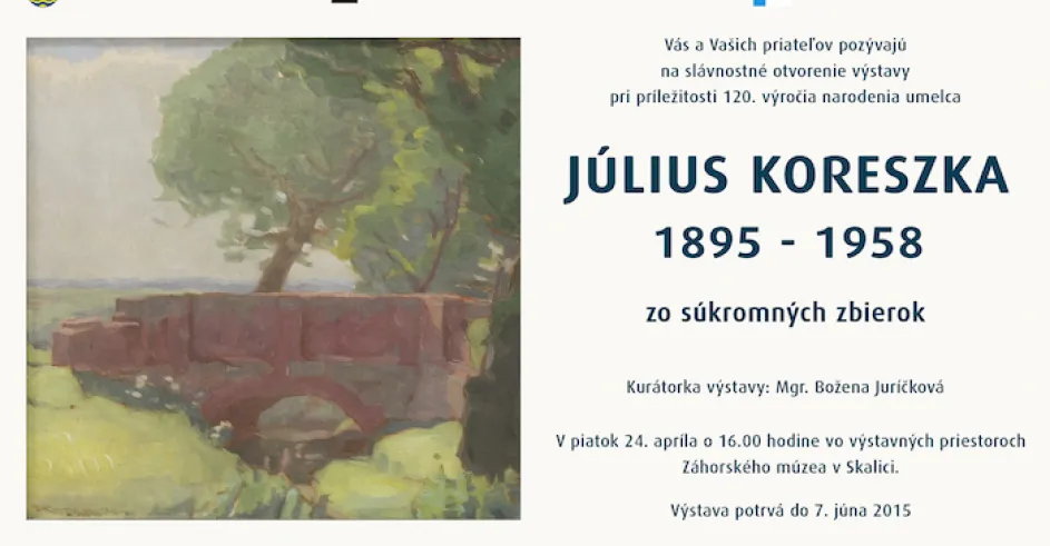 Zahorske Muzeum v Skalici Pozvanka Julius Koreszka