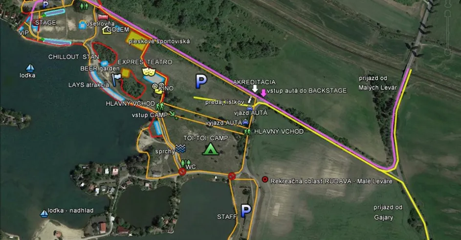 Mapa Pome Rudava 2015