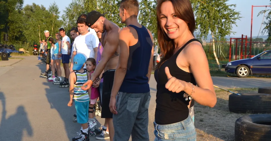 Inline Parada Skalica Slovensky Rekord 2015