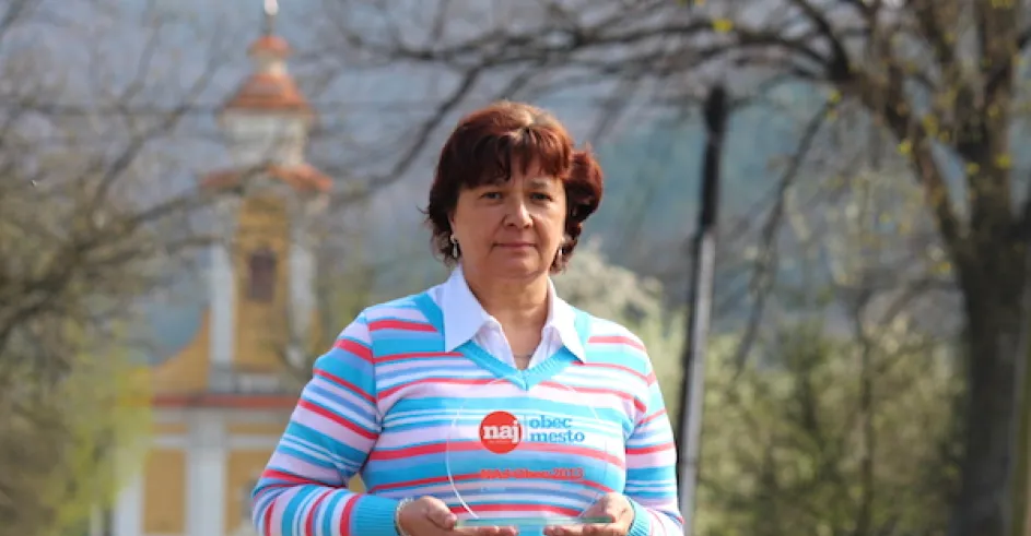Plavecky Mikulas Starostka Obce Marta Hlavata Naj Obec na Zahori 2013 3 1