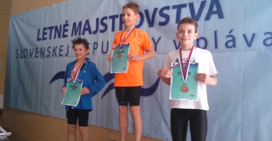 Majstrovstva Sr v Plavani Najmladsich Ziakov Senican Tomas Polak