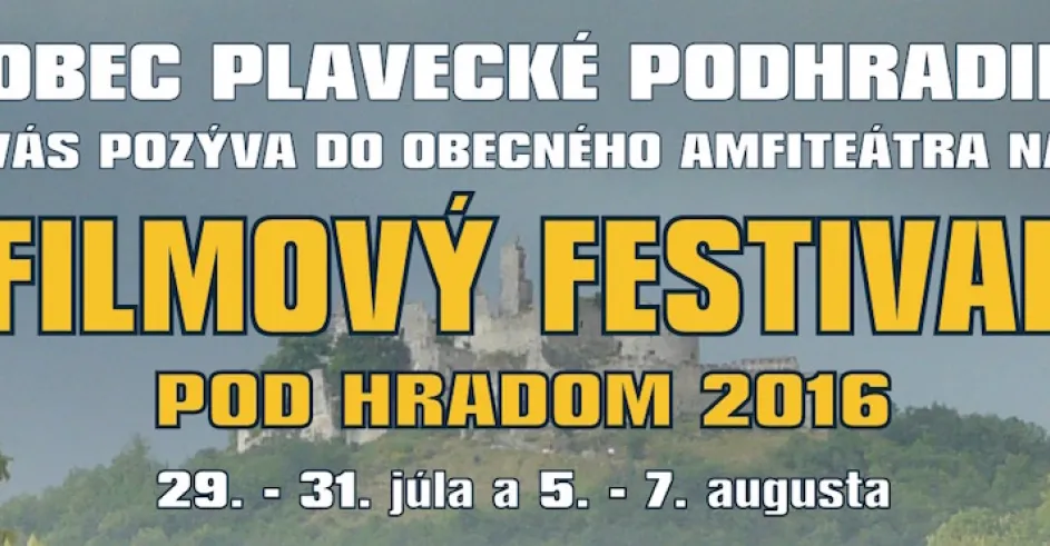 Filmovy Festival pod Hradom Plavecke Podhradie