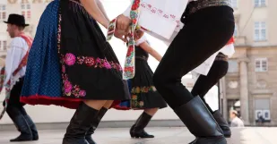Folklorny Subor Skalican zo Skalice na Festivale v Zagrebe