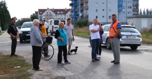 Blokada Malacky Cesta Mladeze Velkomoravska