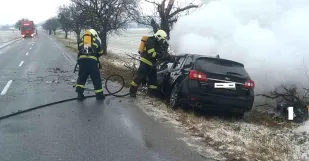 Dopravna Nehoda Poziar Jablonica