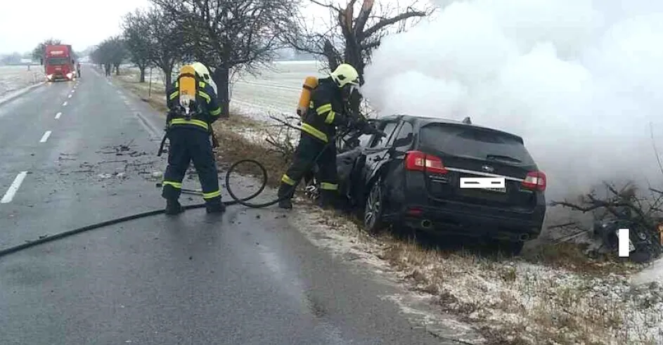 Dopravna Nehoda Poziar Jablonica