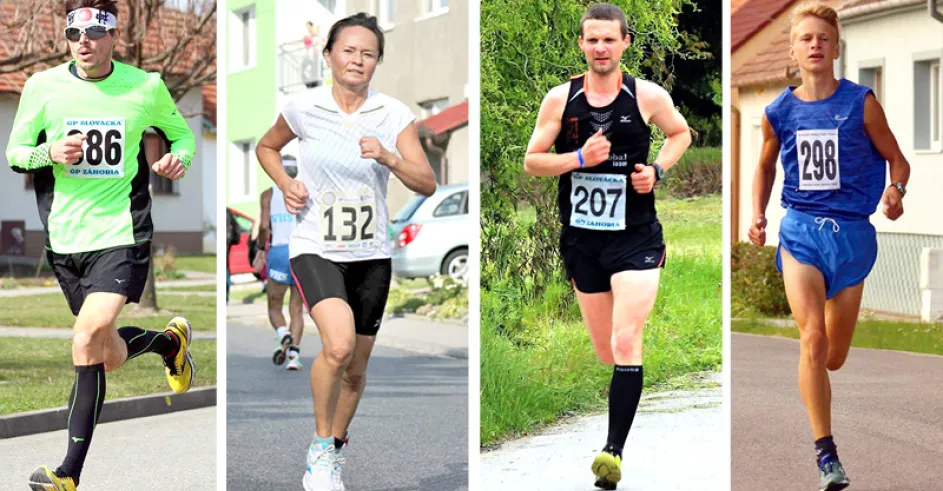 Atletika Beh Jozef Jurcik Blazena Kocurikova Tomas Zavadil Jakub Kopiar