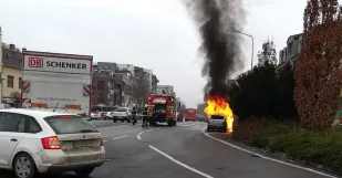 Poziar Auto Malacky