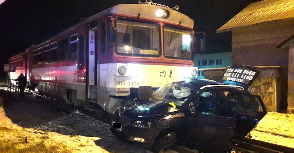Vlak Auto Nehoda Skalica