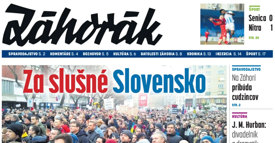 Zahorak Pochod Titulka
