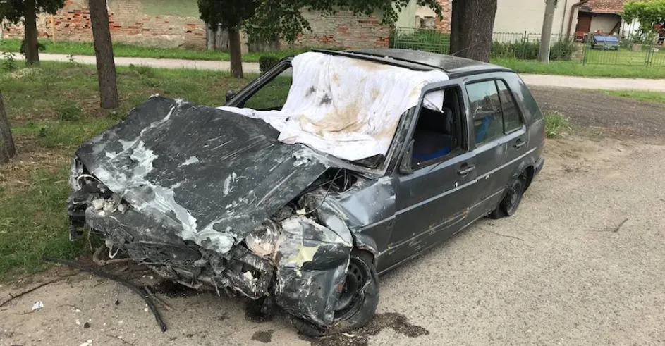 Nehoda Auto Dom Borsky Mikulas 2