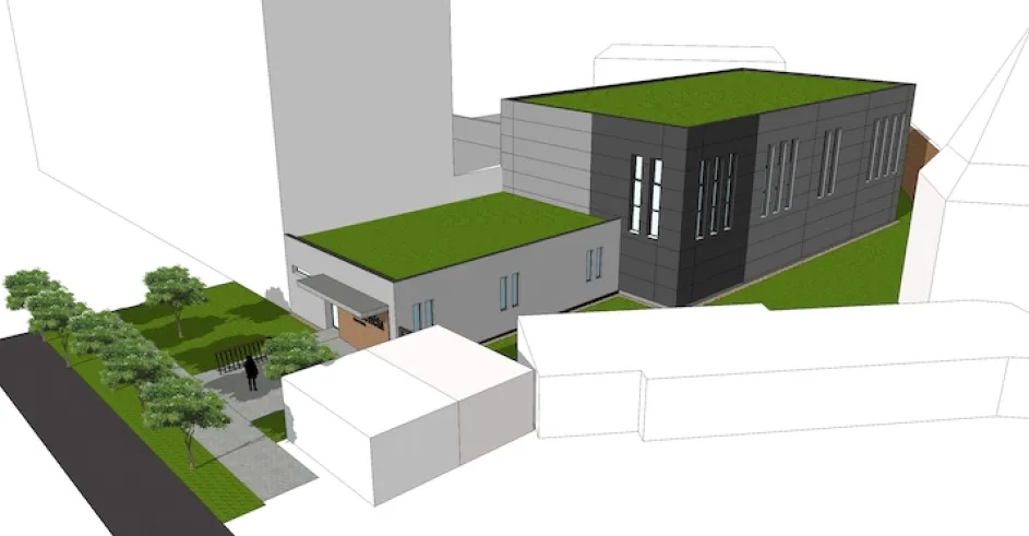 Autorom projektu a vizualizácie je architekt Branislav Škopek z Mestského úradu v Malackách.