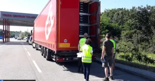 Policia Kontrola Kamion