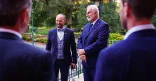 Jihomoravská Kraj Trnavská Župa Jozef Viskupič Župan a Hejtman Foto