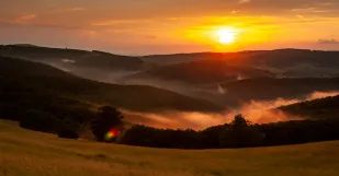 Západ Slnka nad Útulňou pod Uchánkom