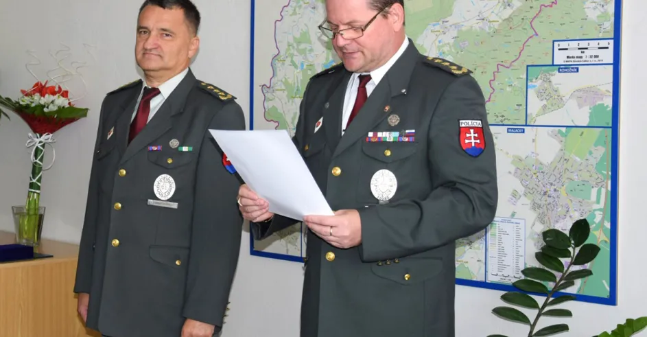 Policia Malacky Riaditel Peter Kubina Dochodok