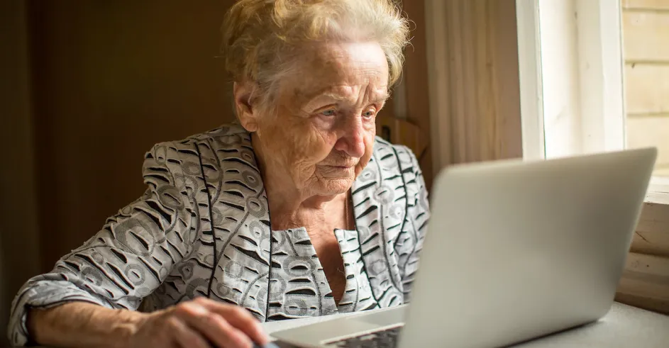 Dochodkyna Zena Pocitac Technologie Digital