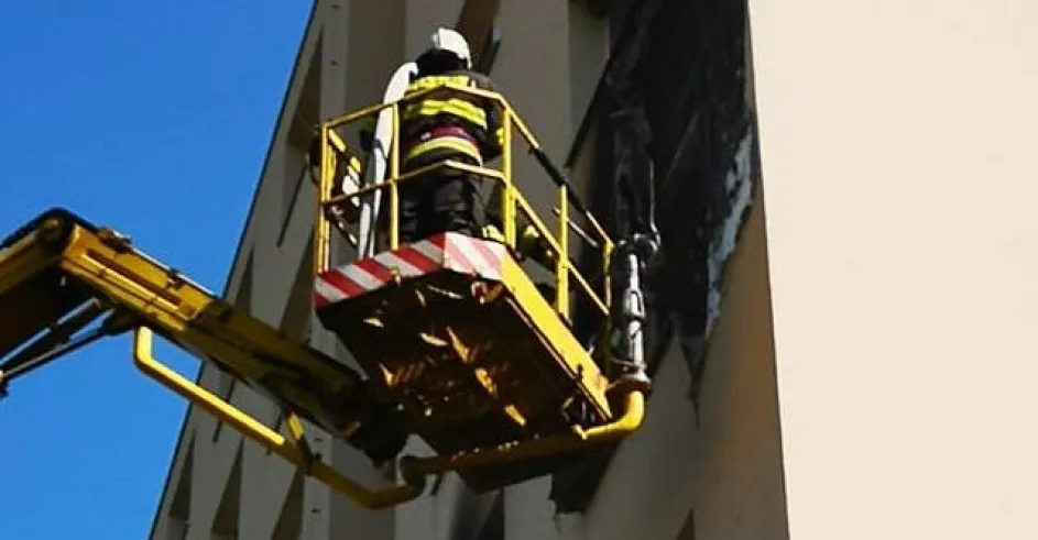 Požiar Bytu Malacky Hasiči 1