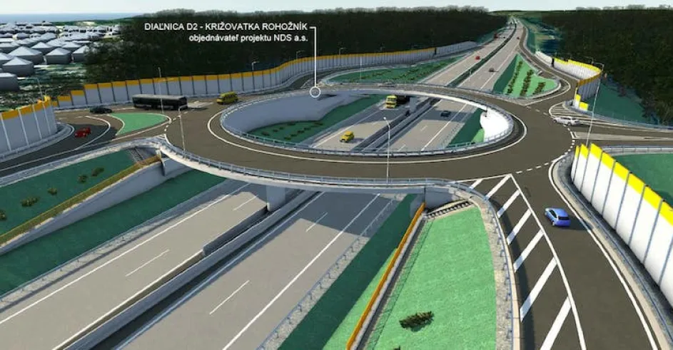 Diaľnica D2 Križovatka Rohožník Nds As
