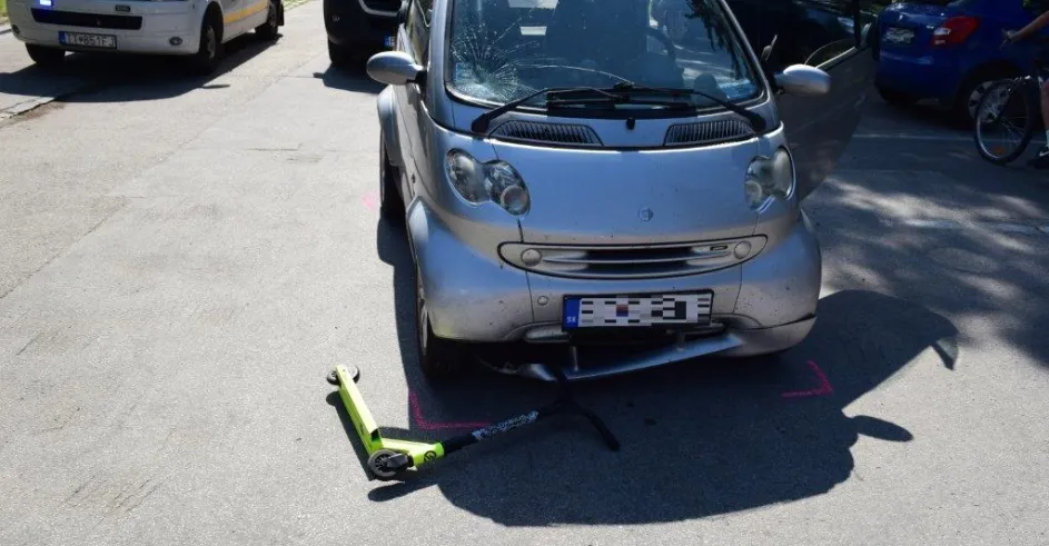 Sastin Straze Nehoda Kolobezka Auto