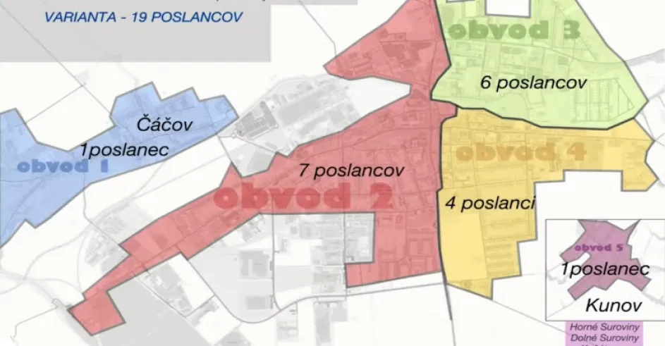 Volebne Obvody Mesto Senica 2022