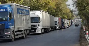 Cesta Hodonín Holíč Doprava Kamióny Foto Milan Hollý