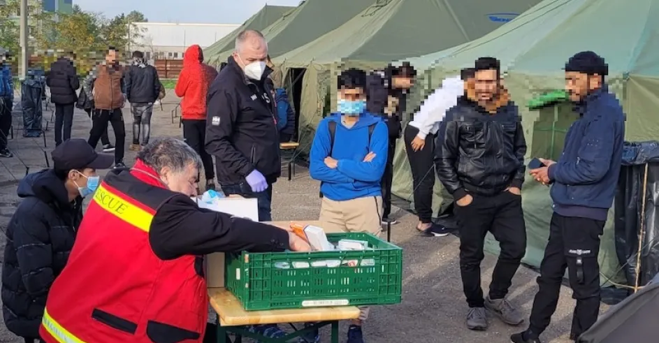 Tábor Kúty Stanové Mestečko Migranti Krčméri