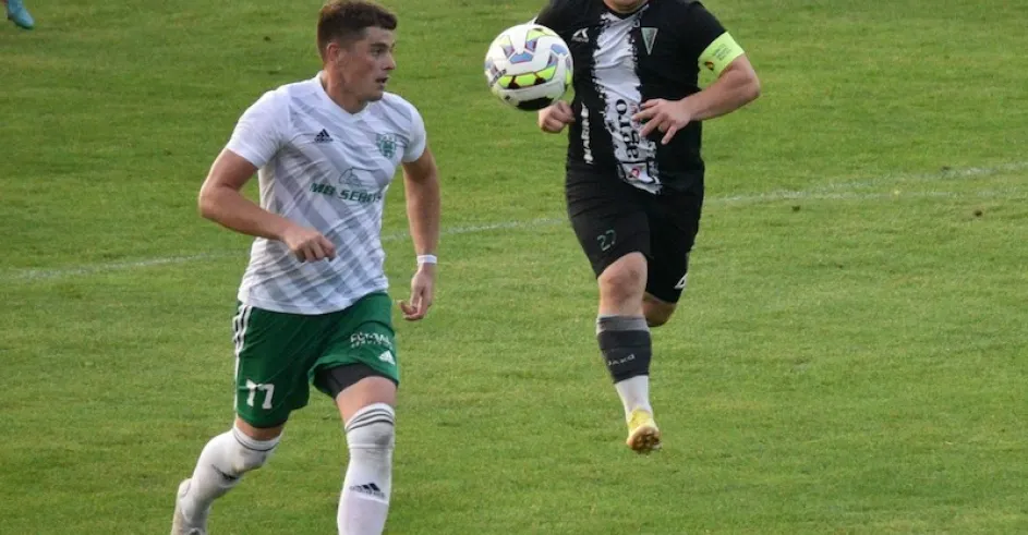 Foto zo zápasu Gbely - Trebatice 0:0. FOTO: Ján Bolebruch.