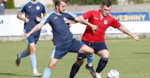 Zo zápasu Šaštín - Jablonica 2:1. Foto: Rasťo Mjakiš.