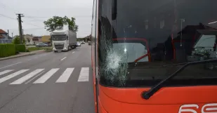Kuty Nehoda Bus Cyklista 1