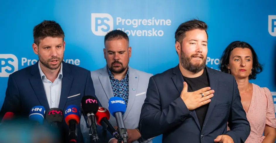 Marek Lackovic Michal Simecka Progresivne Slovensko