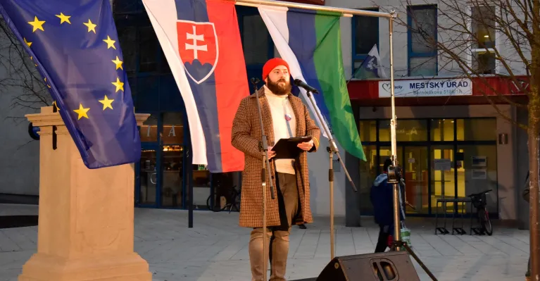 Občiansky aktivista David Lipa (zdroj: Facebook / Záhorie je Európa)